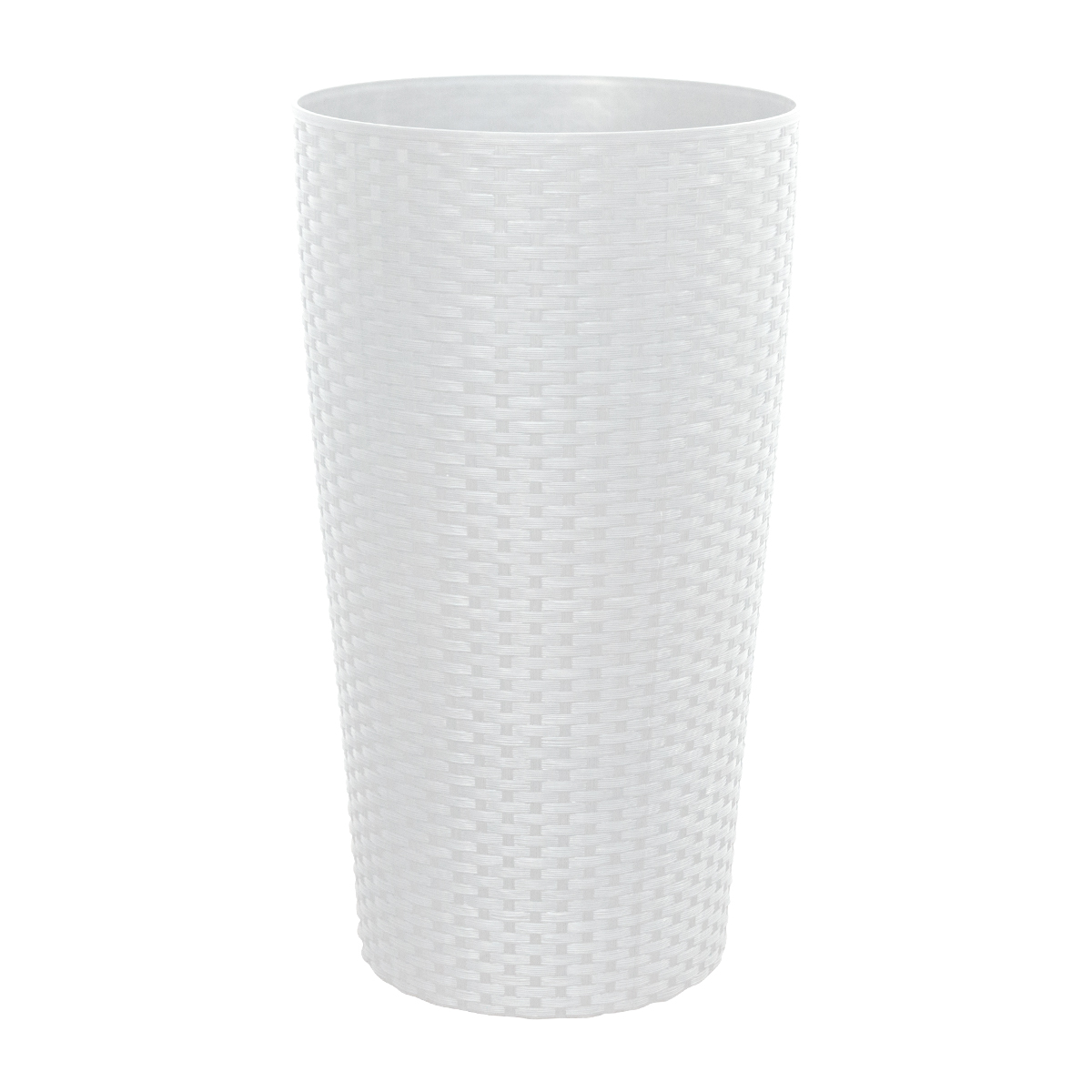 White Woven Texture Vase