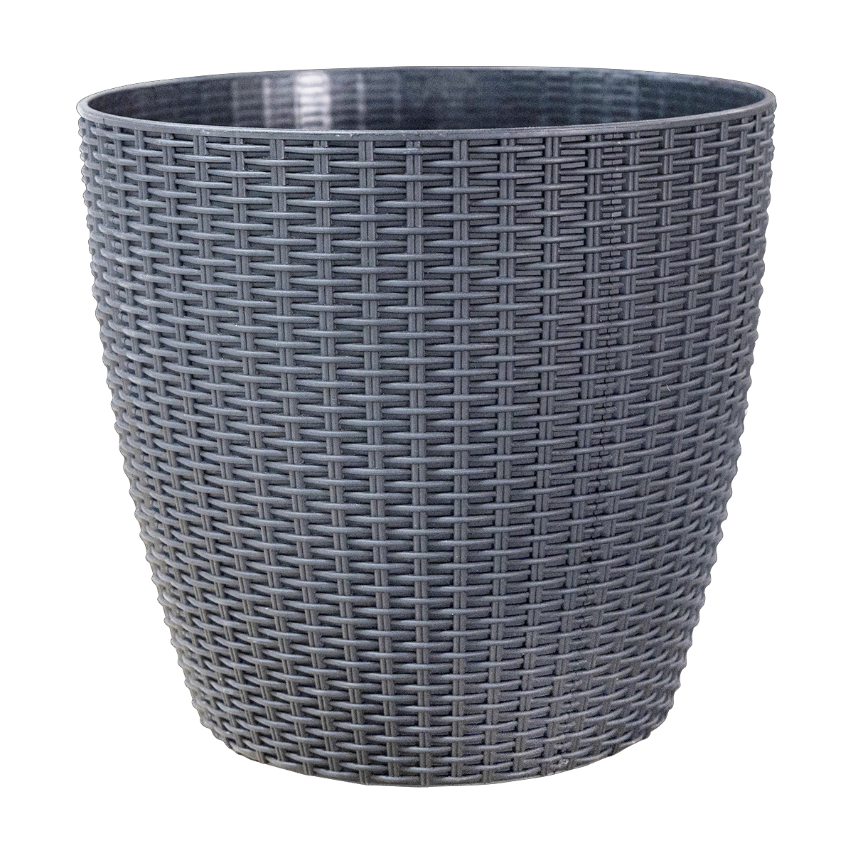 Woven Design Plastic Planter