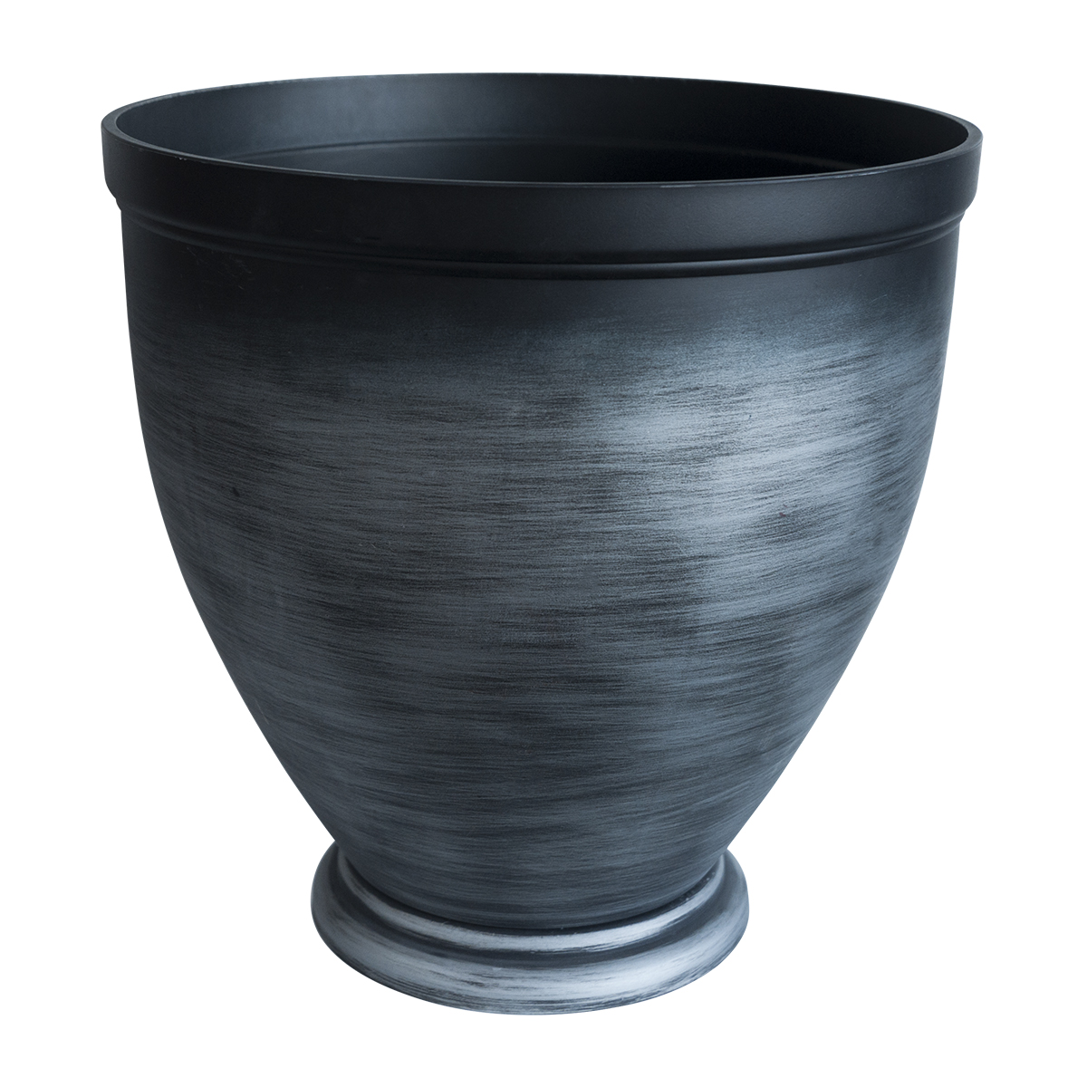 Large Black Planter