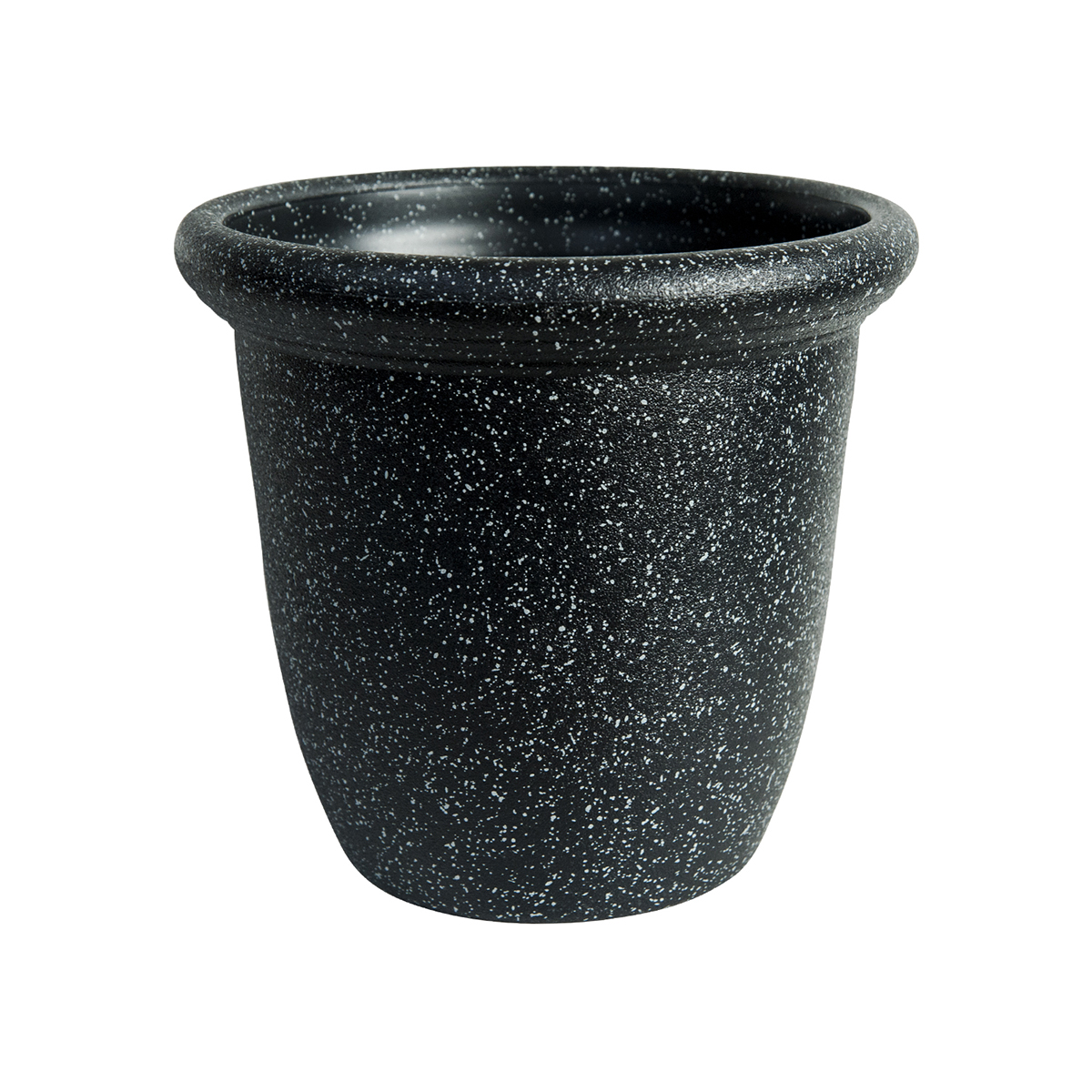 Granite-Textured Plant Pot
