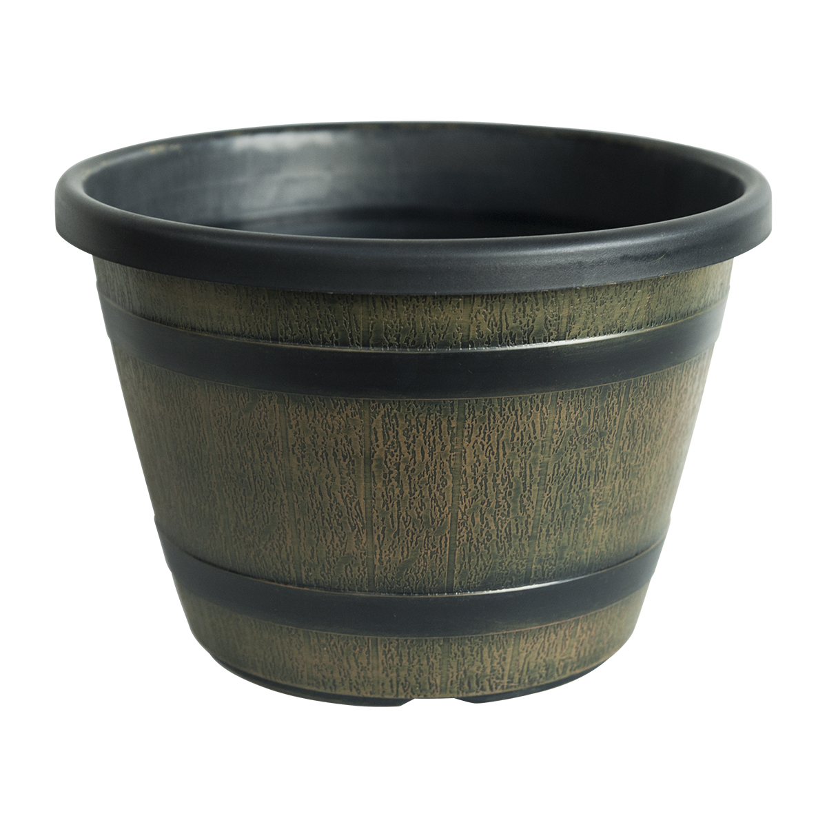 Wooden Barrel Planter