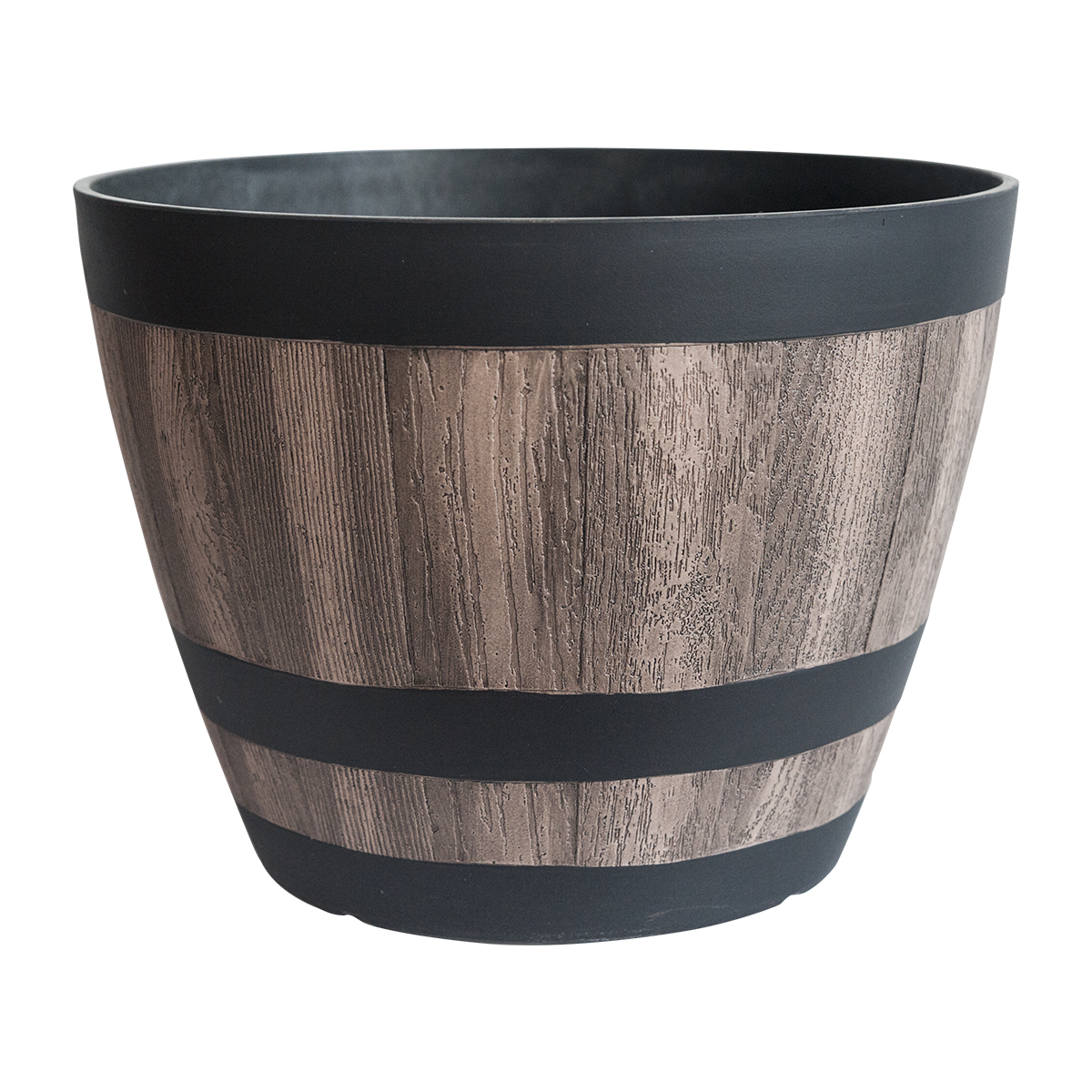 Wooden Barrel Planter