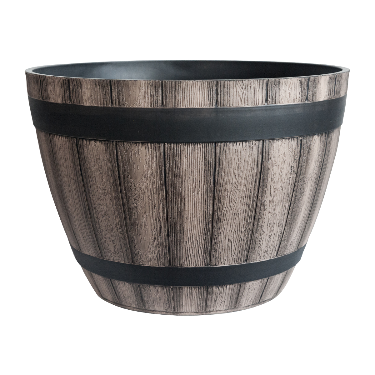 Wooden Barrel Planter