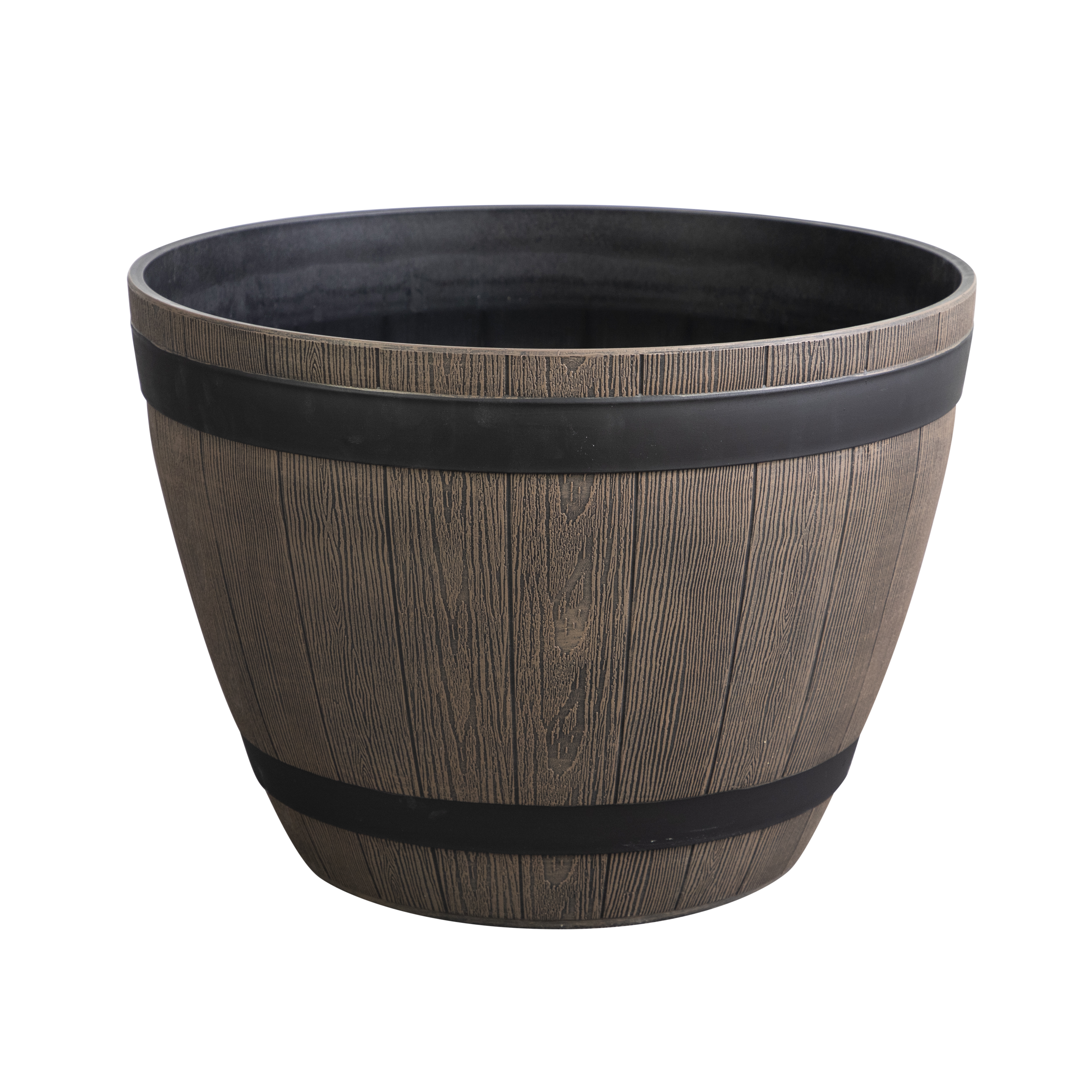 Wooden Barrel Planter