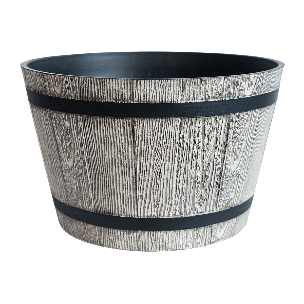 Wooden Barrel Planter