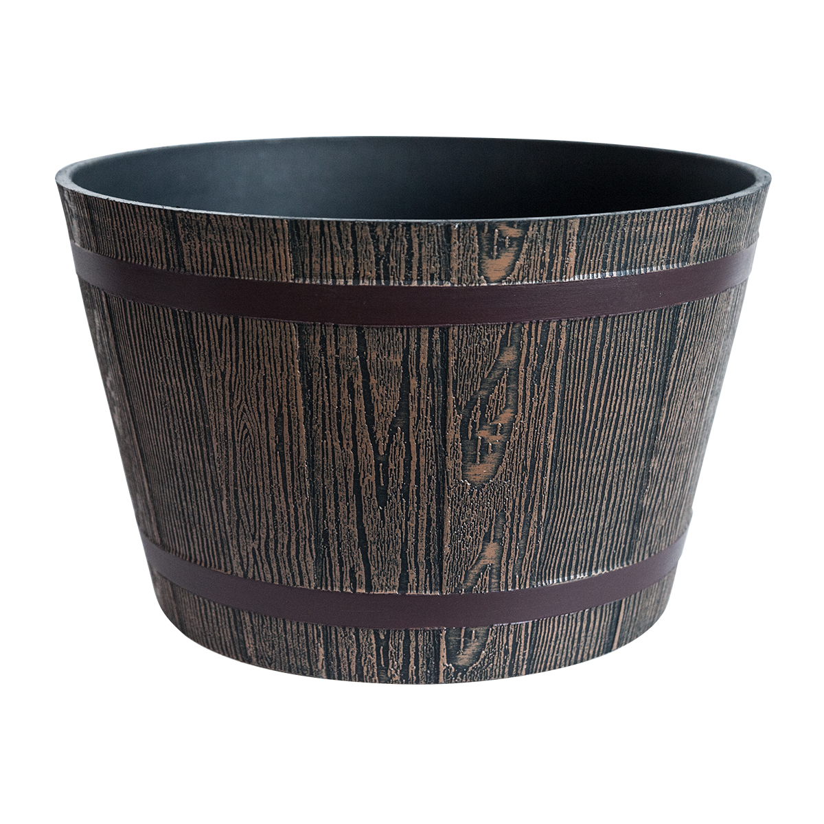Rustic Barrel Planter