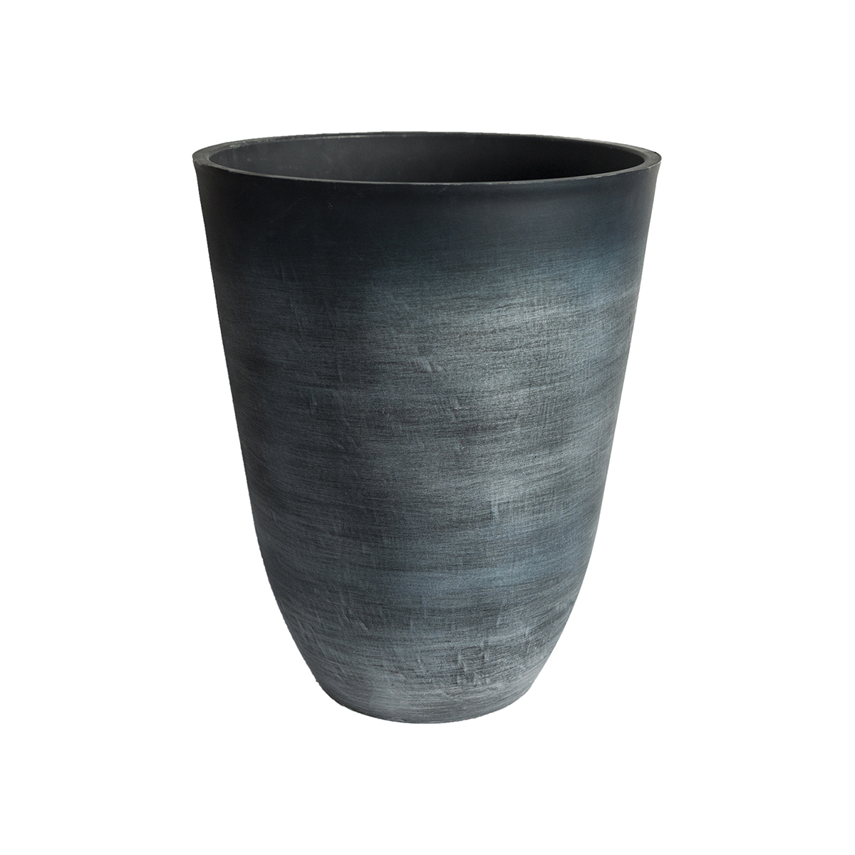 Large Black Ceramic Planter