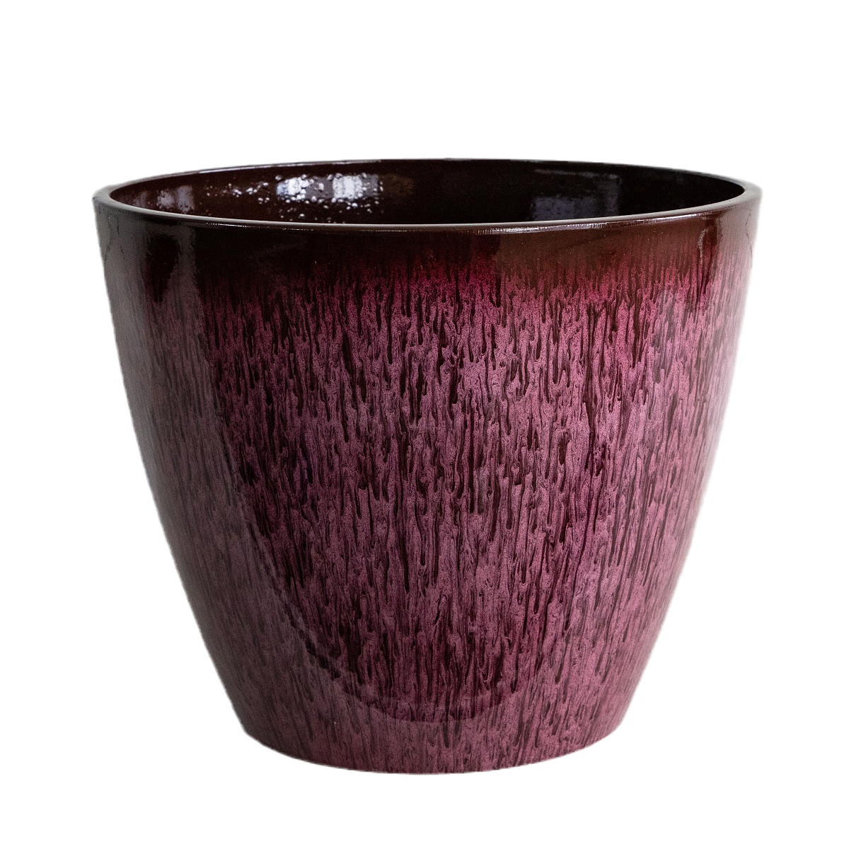 Purple Ceramic Planter