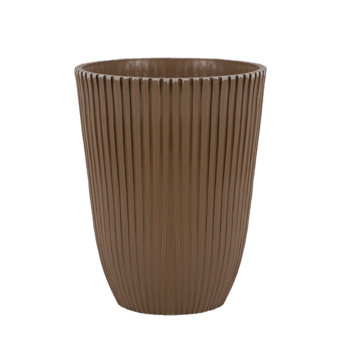 Elegant Ribbed Planter