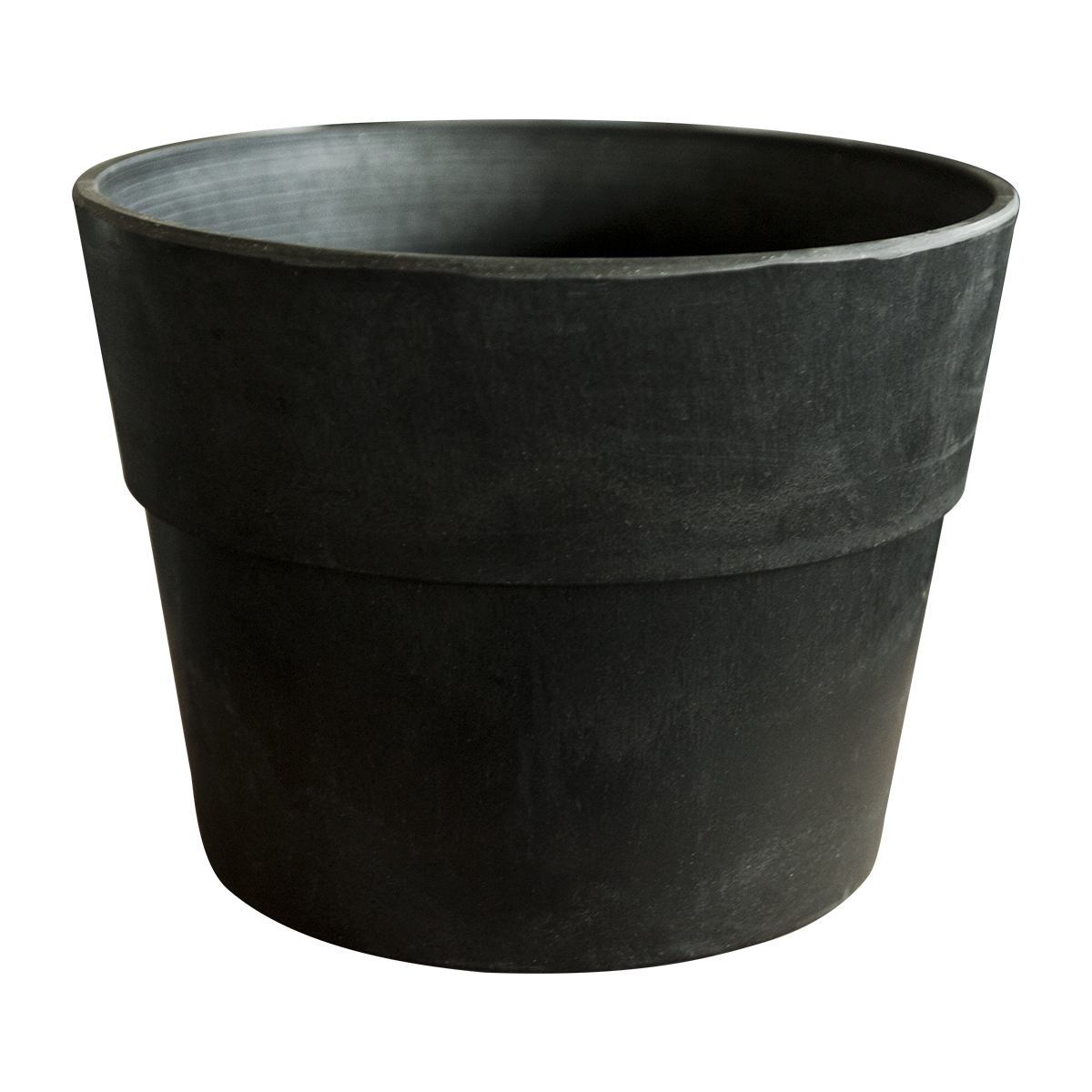Black Garden Pot
