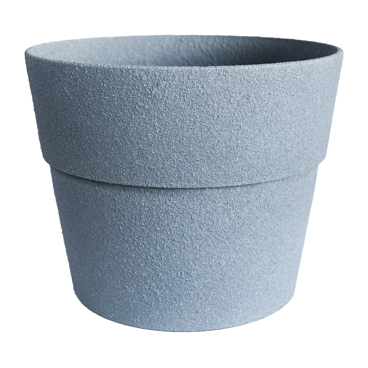 Textured Grey Flower Pot