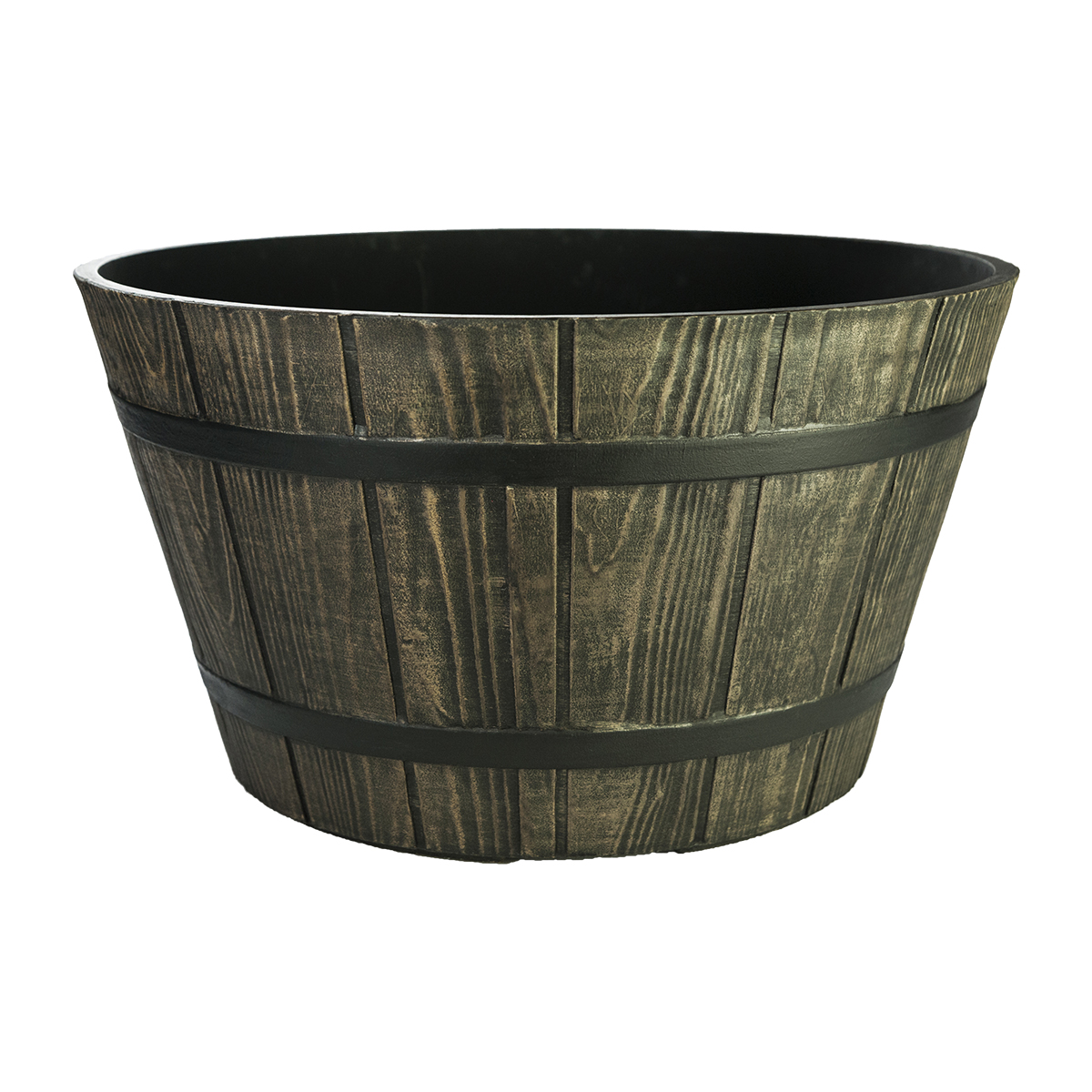 Wooden Barrel Planter