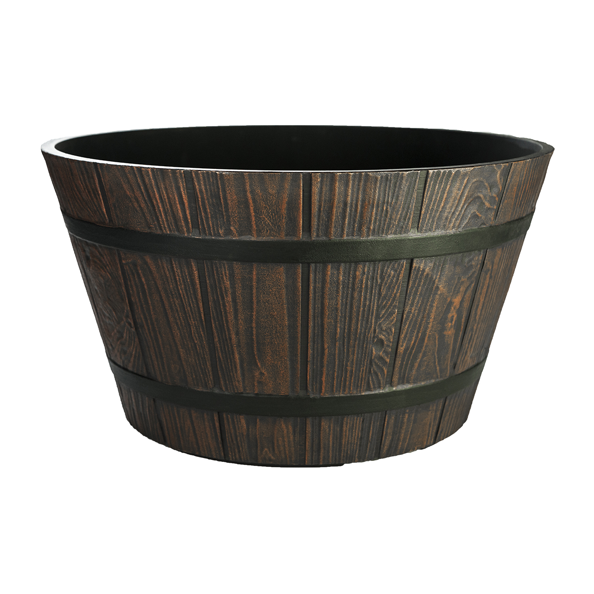 Wooden Barrel Planter