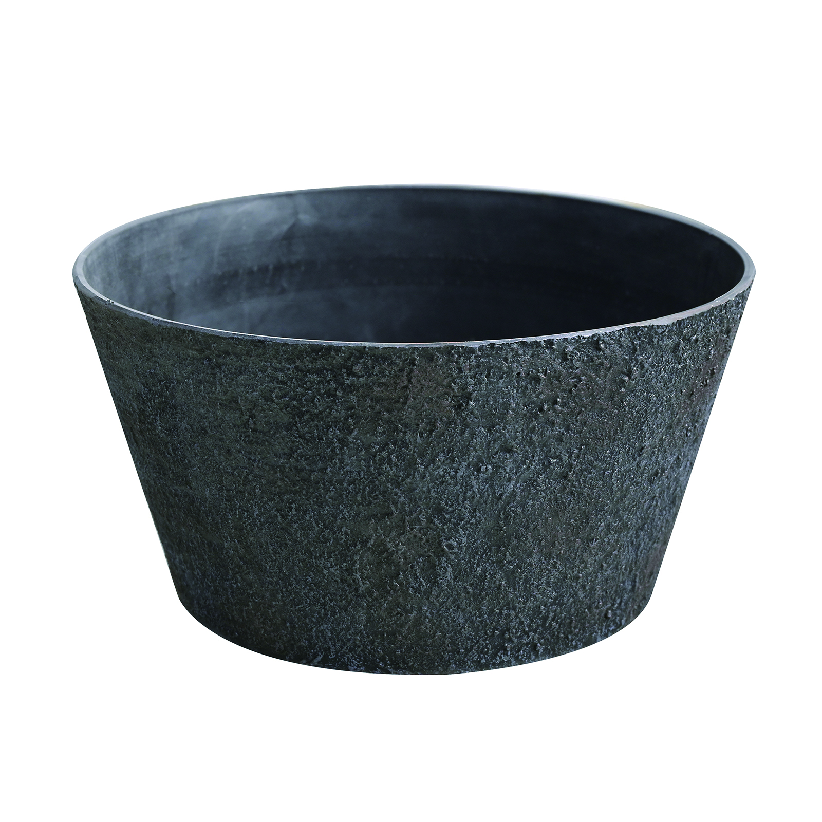 Large Black Stone Planter