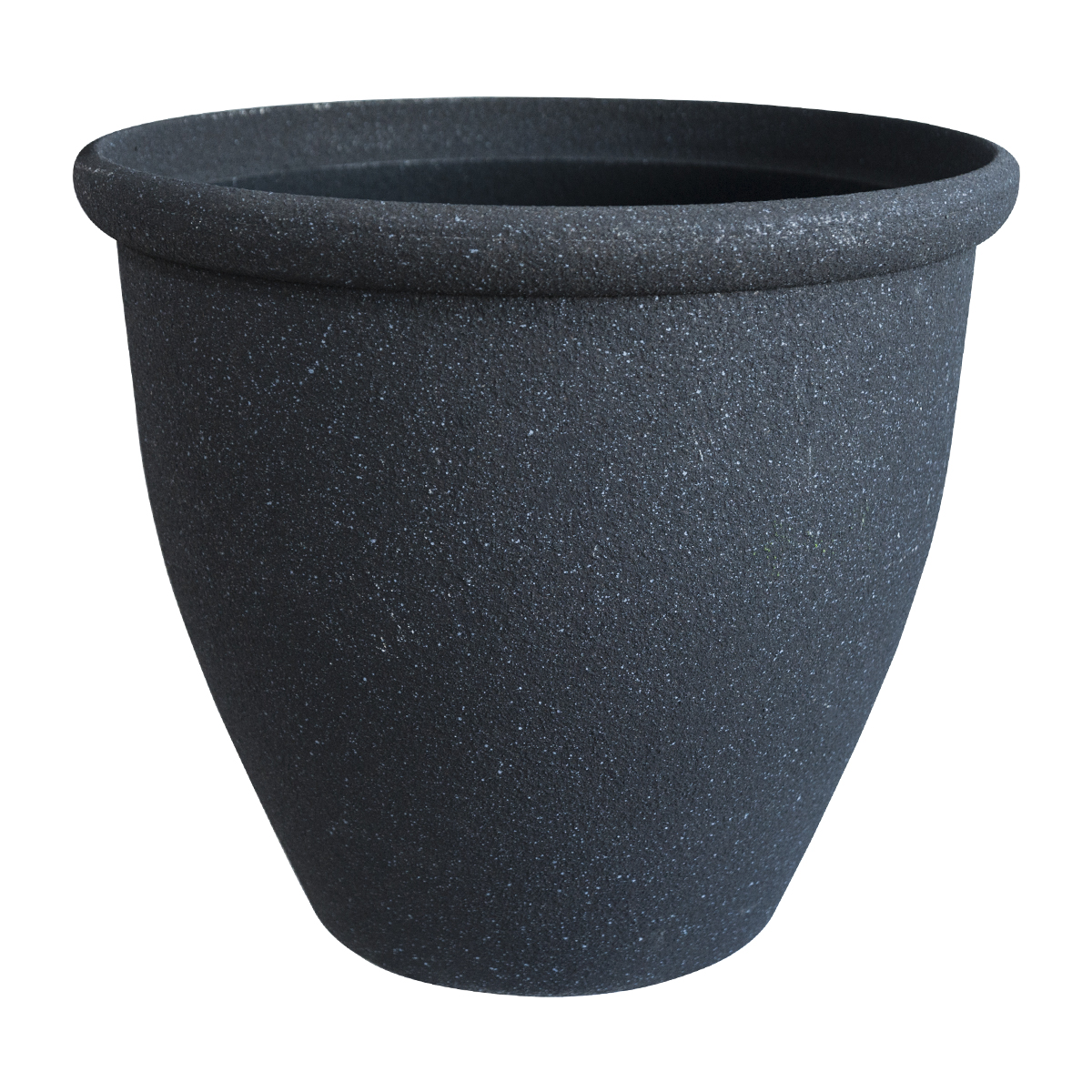 Black Ceramic Plant Pot
