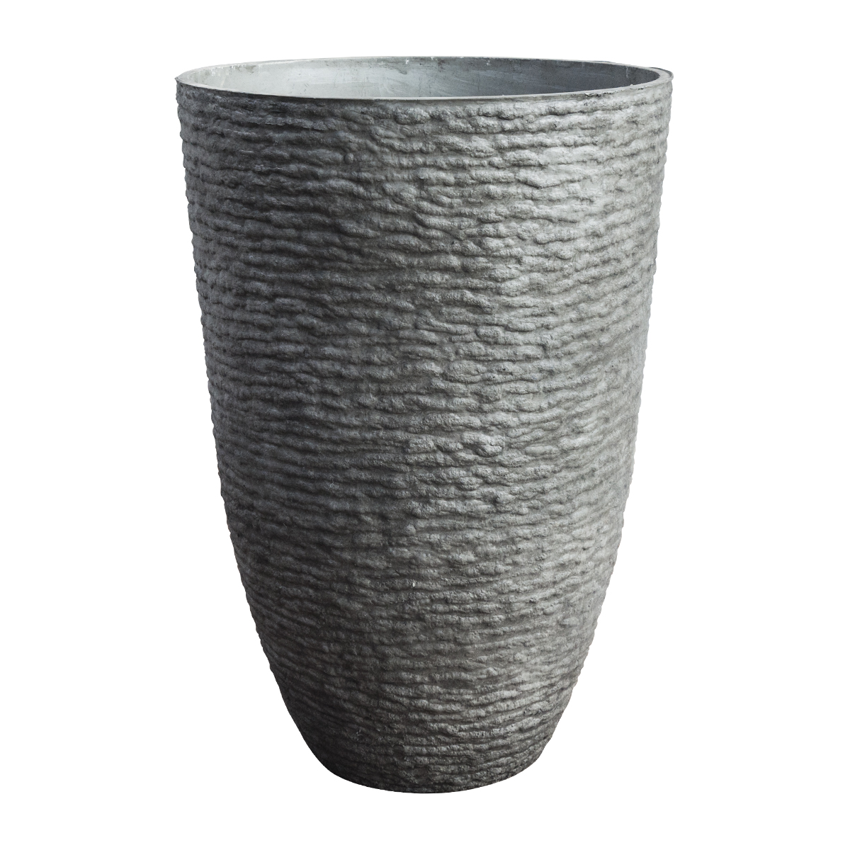 Textured Gray Planter