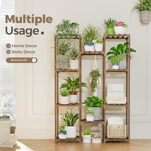 Bamboo Plant Stand Shelf
