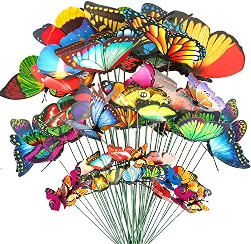 Colorful Butterfly Garden Stakes