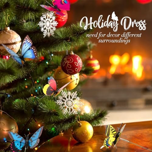 Butterfly Christmas Tree Ornaments