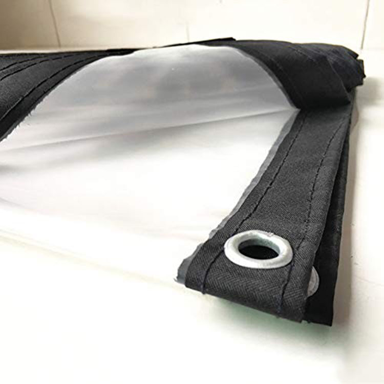 Clear Tarpaulin Sheet with Reinforced Edges