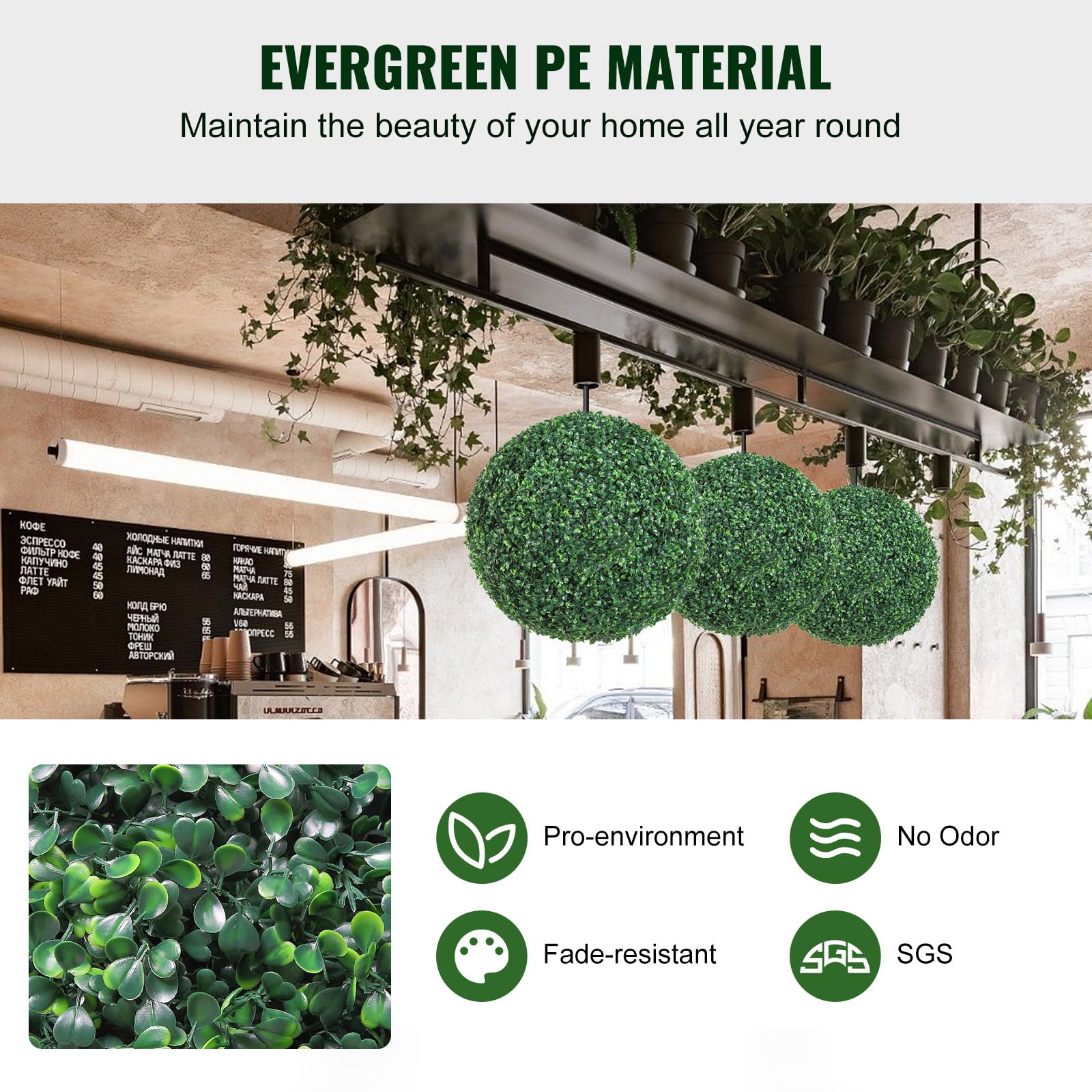 Artificial Boxwood Topiary Balls