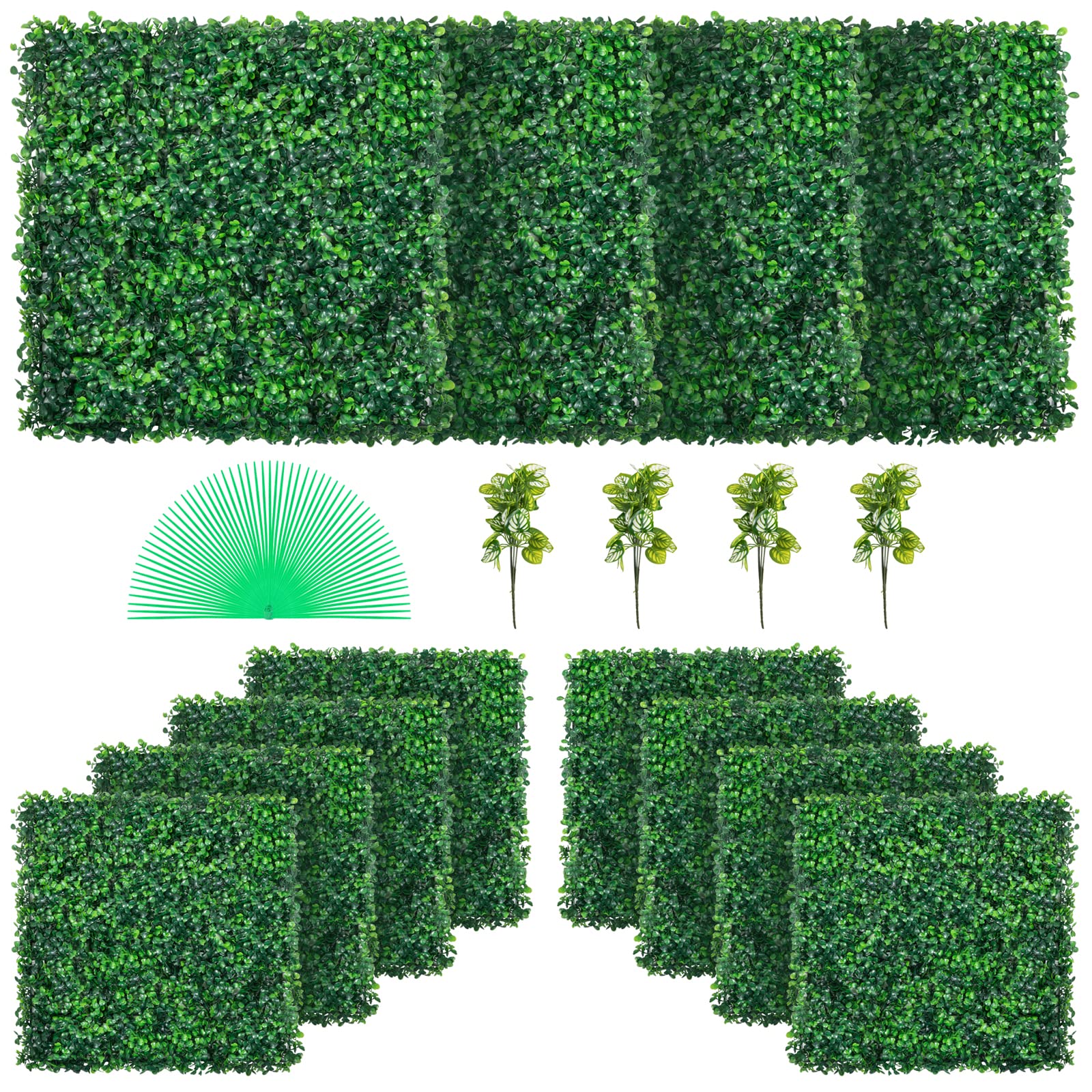 Artificial Boxwood Hedge Panels
