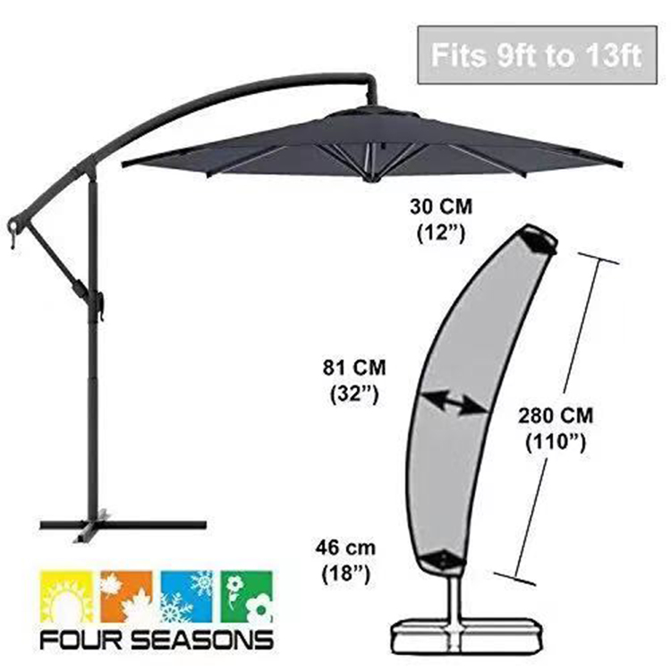 Adjustable Outdoor Cantilever Umbrella
