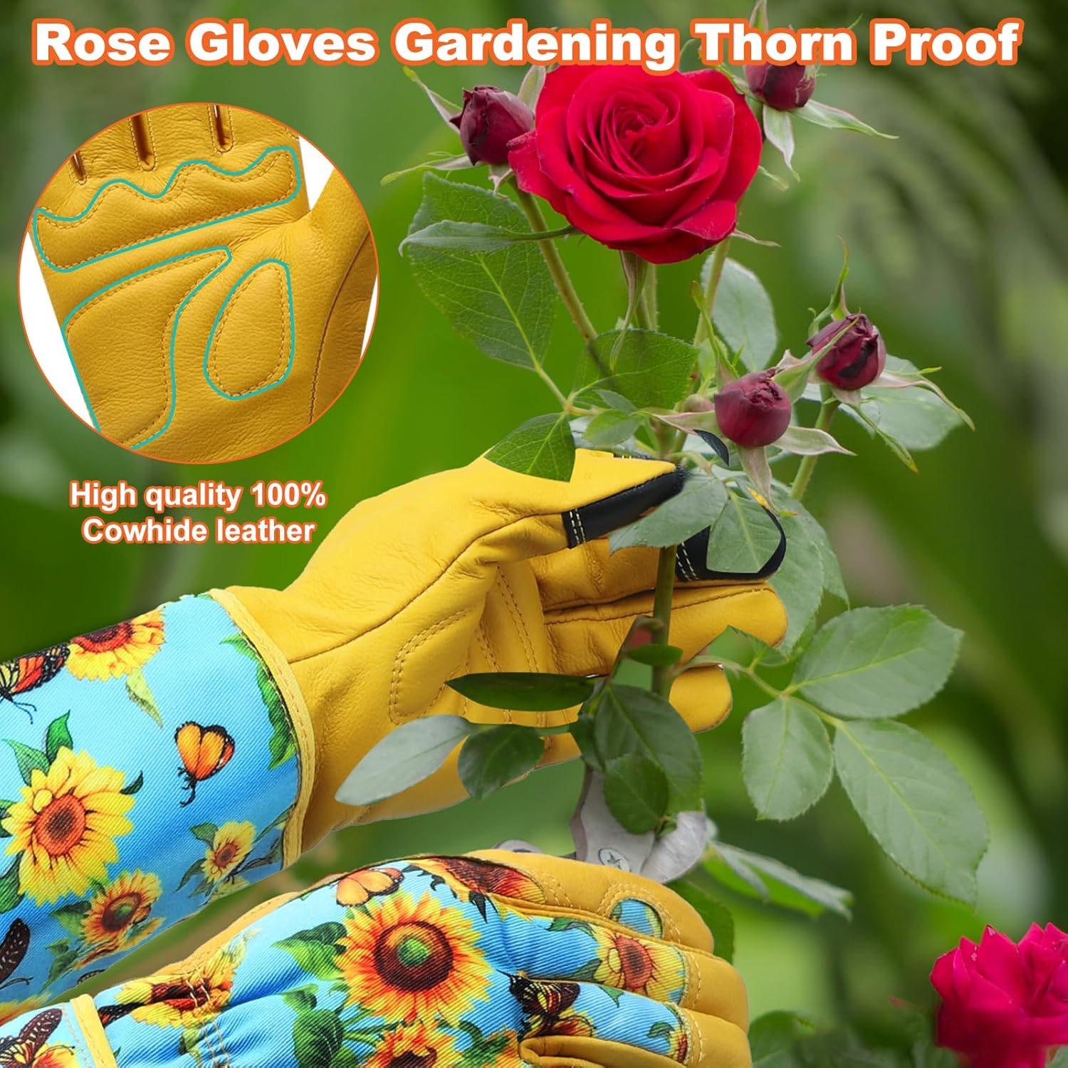 Rose Gloves Gardening Thorn Proof