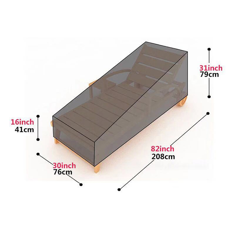 Outdoor Chaise Lounge Cover