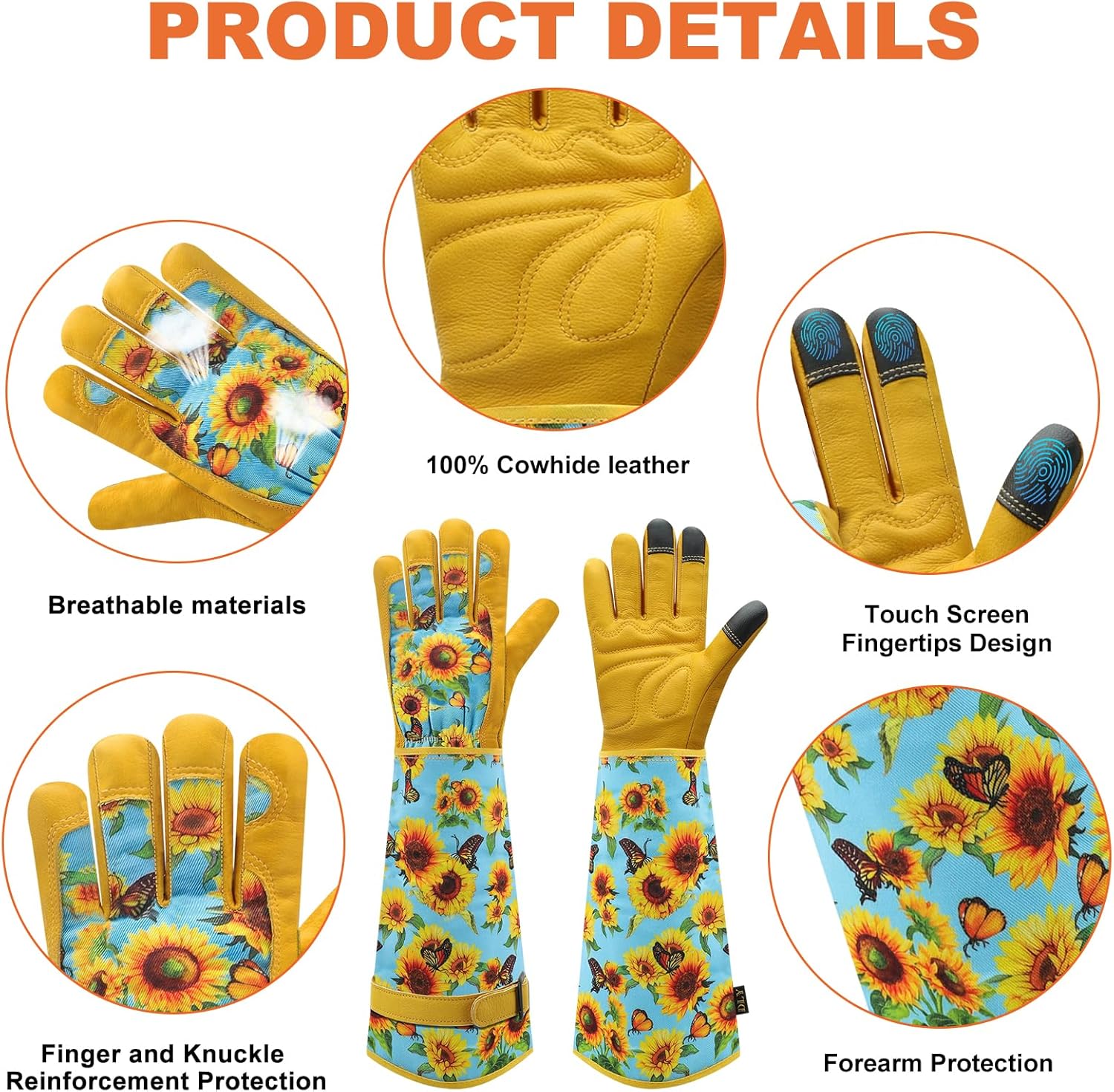 Sunflower Garden Gloves
