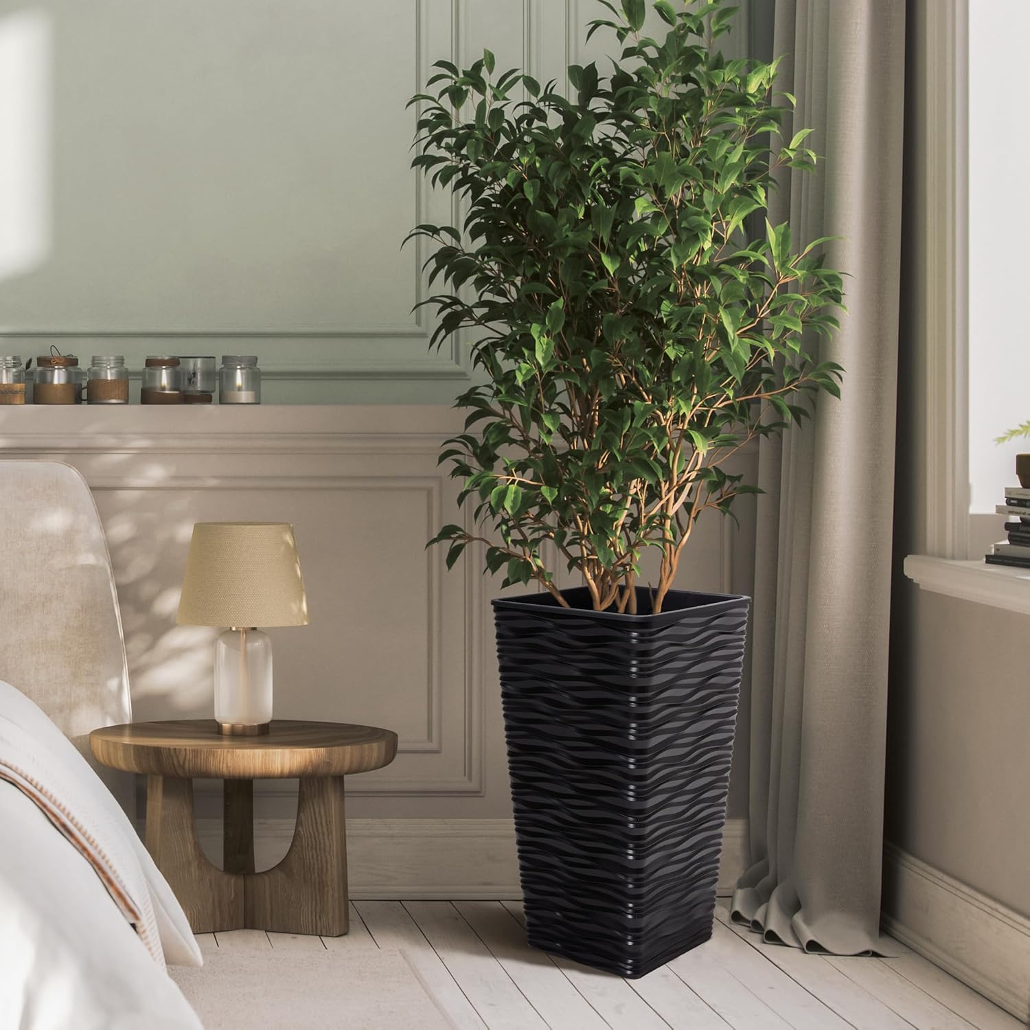 Viorna Garden Tall Tapered Planter