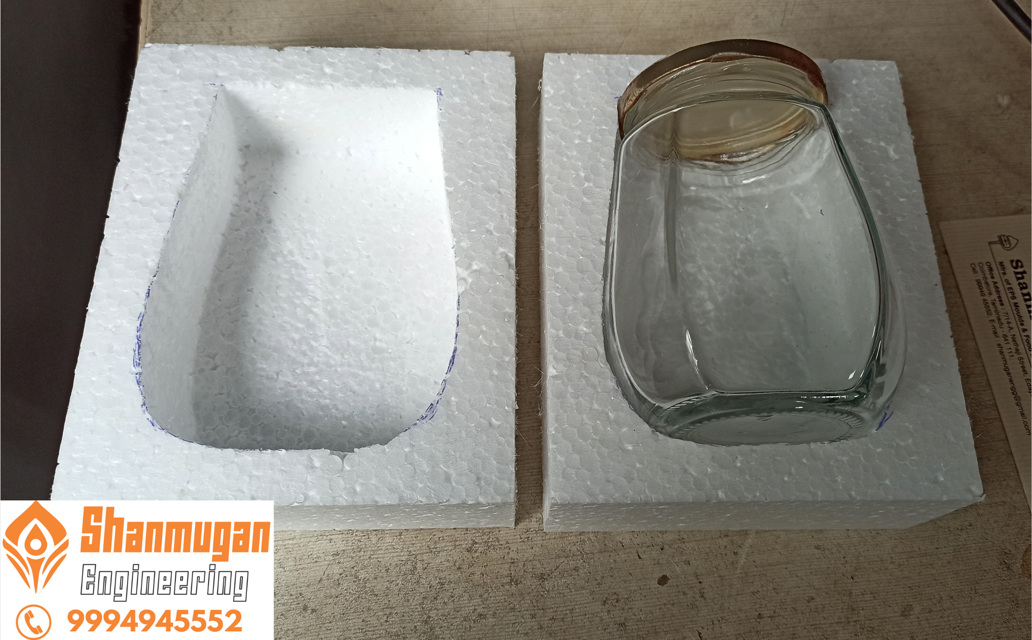 Glass Jars with Honey and Jam