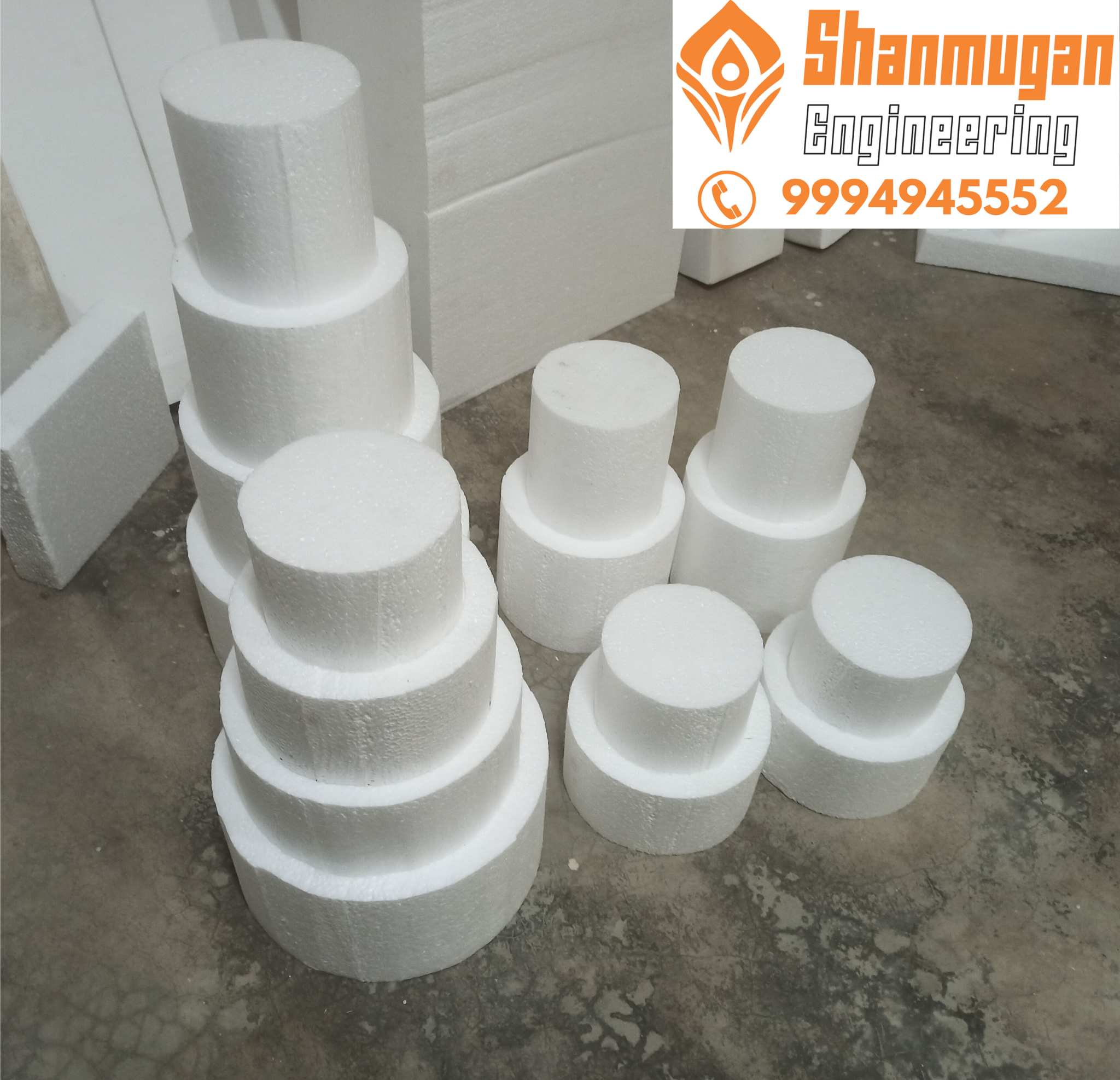 Thermocol Packing Cake Products