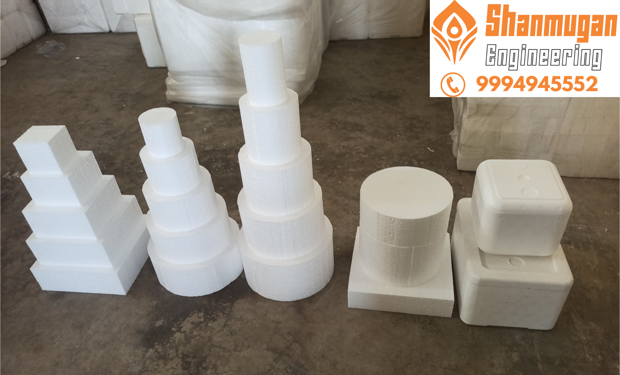 Thermocol Packing Cake Products