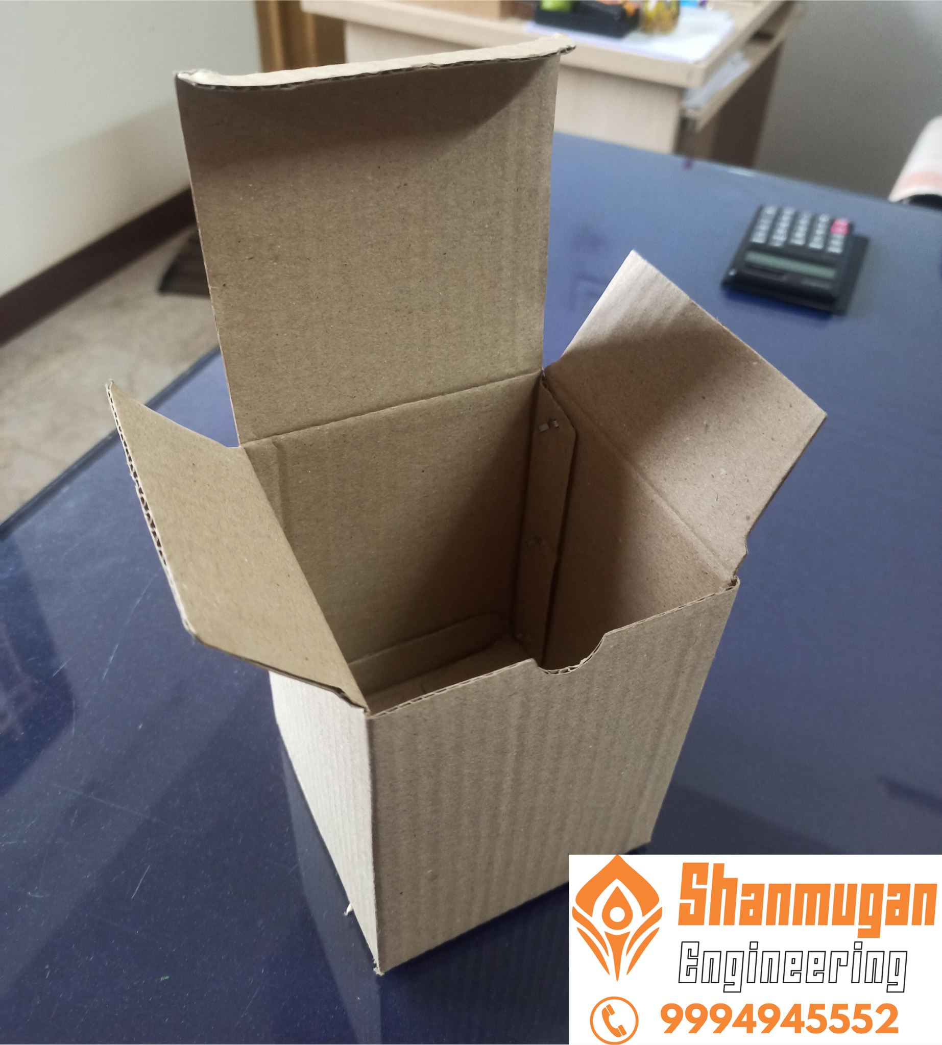 Carton Box , Bottles and Thermocol Packing Combo