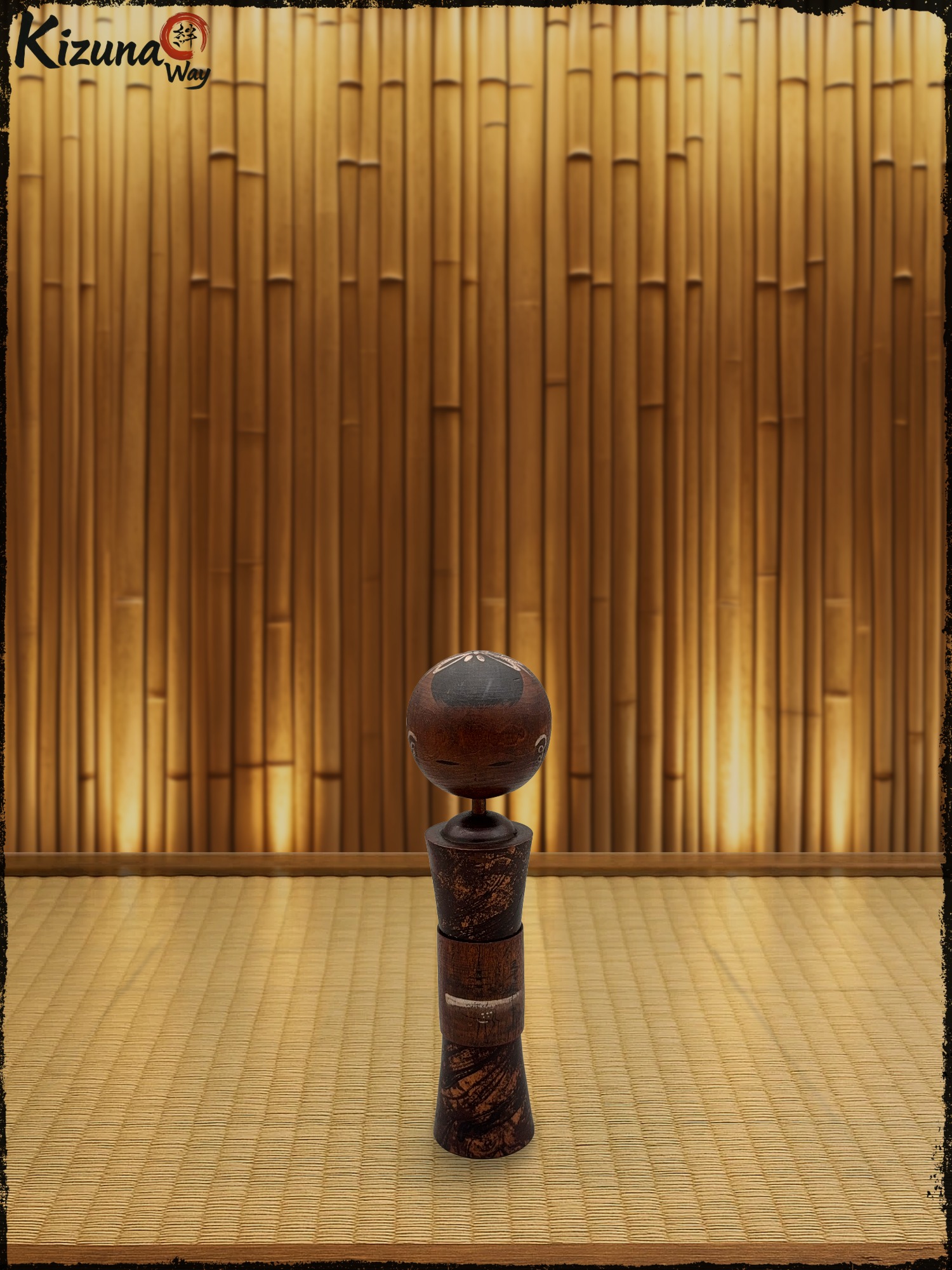 Antique Japanese Kokeshi Doll (木芥子)