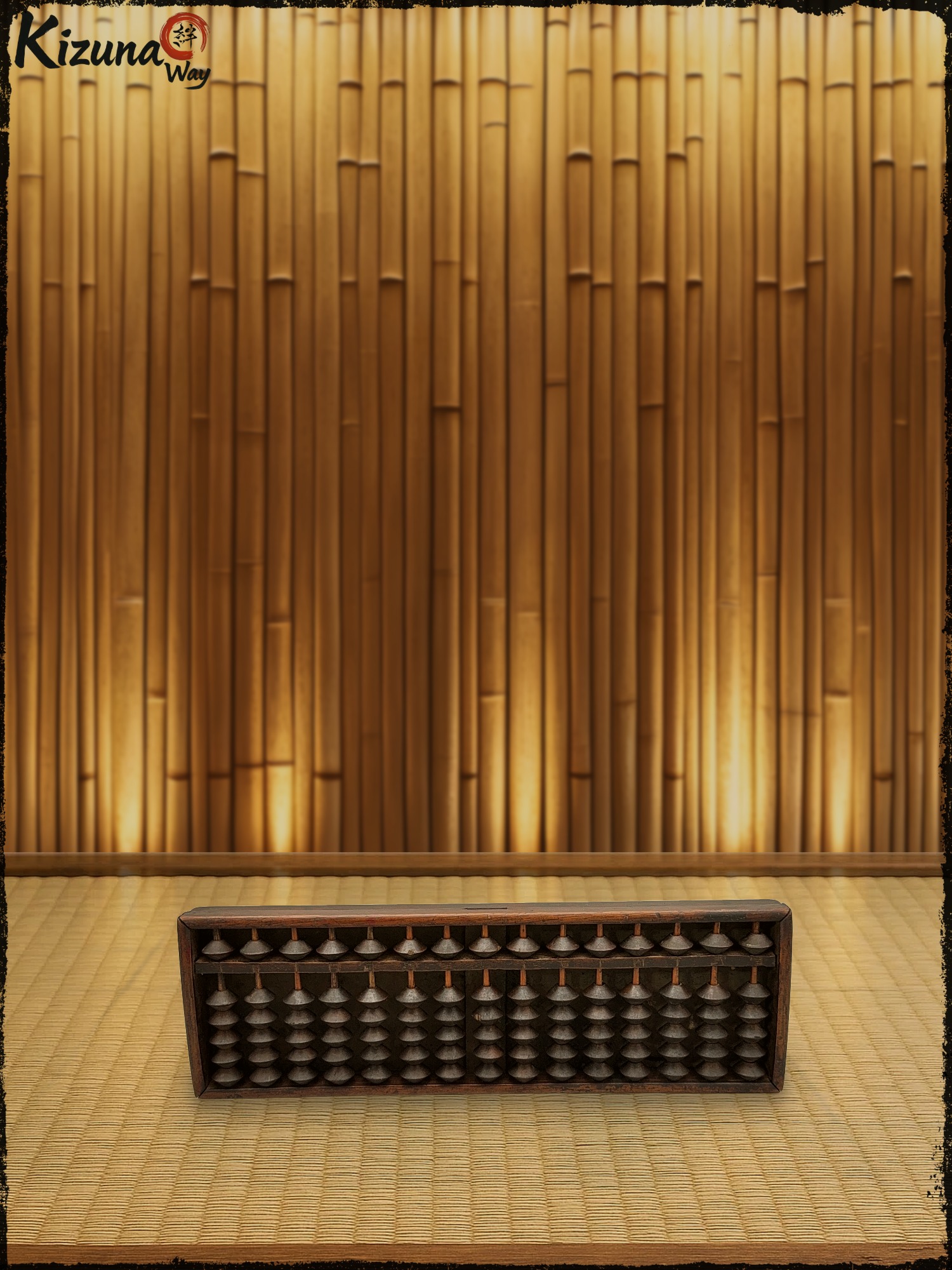 Antique Japanese Wooden Abacus (Soroban 算盤)