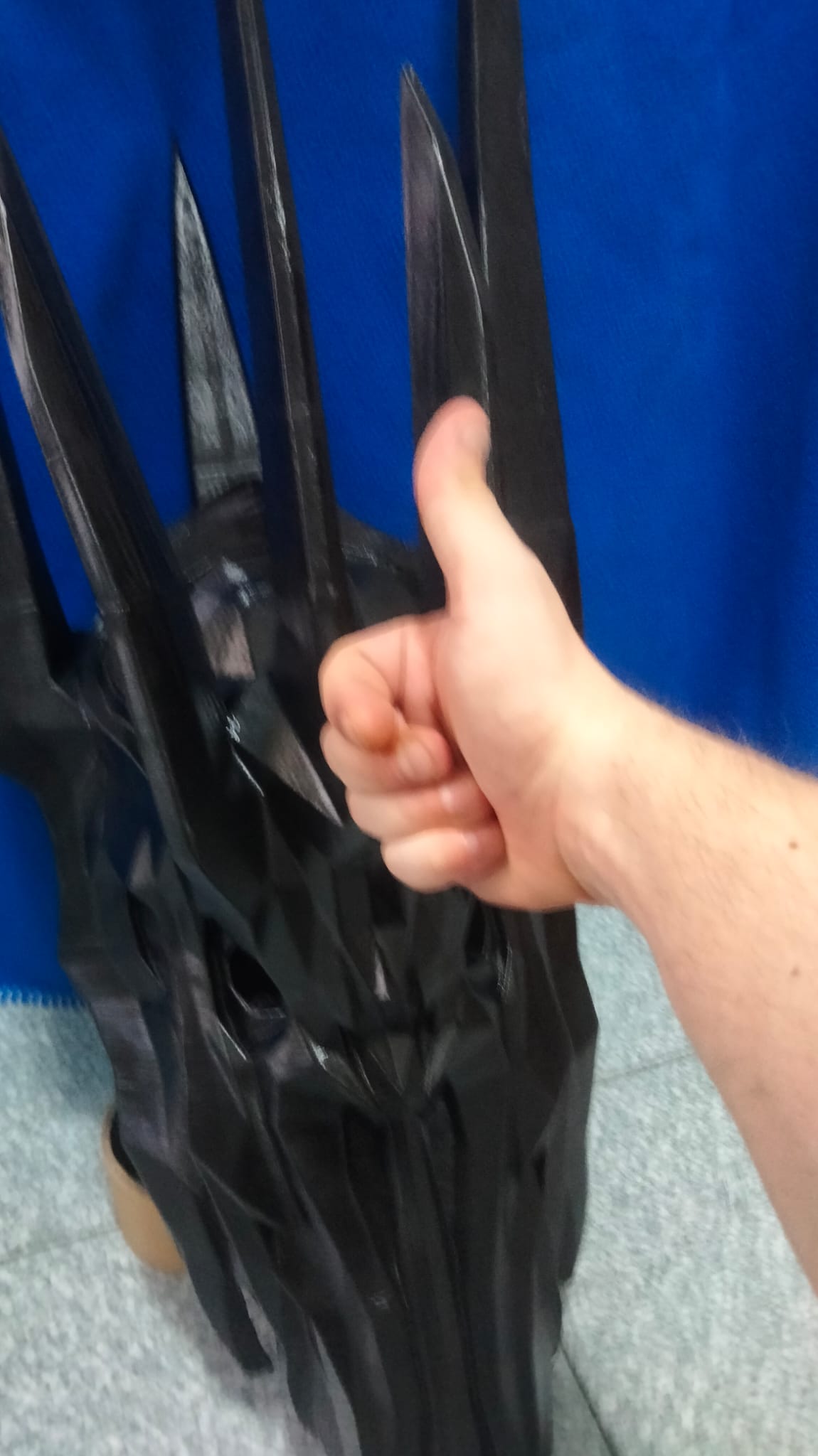 casco sauron el señor de los anillos