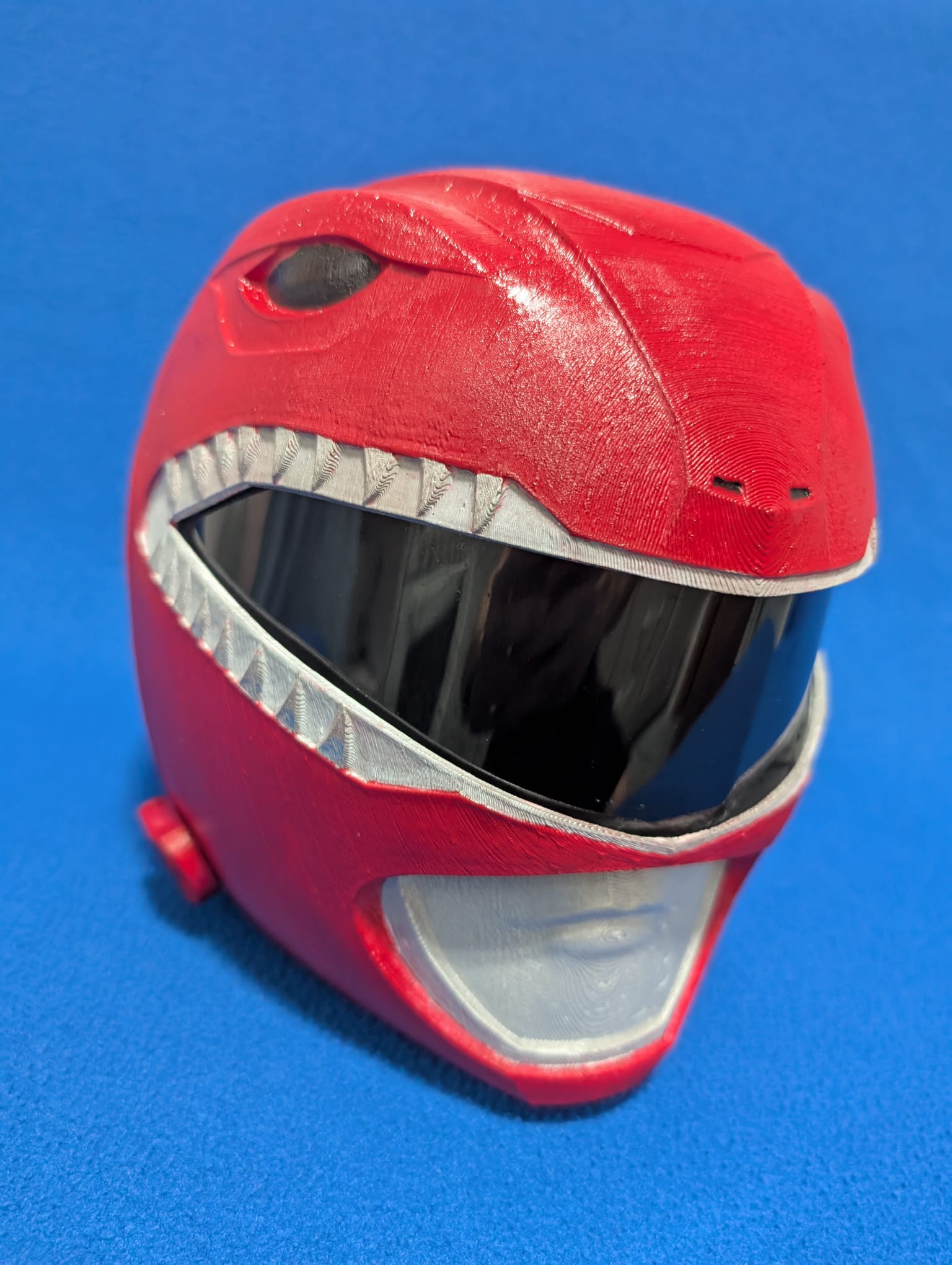 Casco power ranger rojo