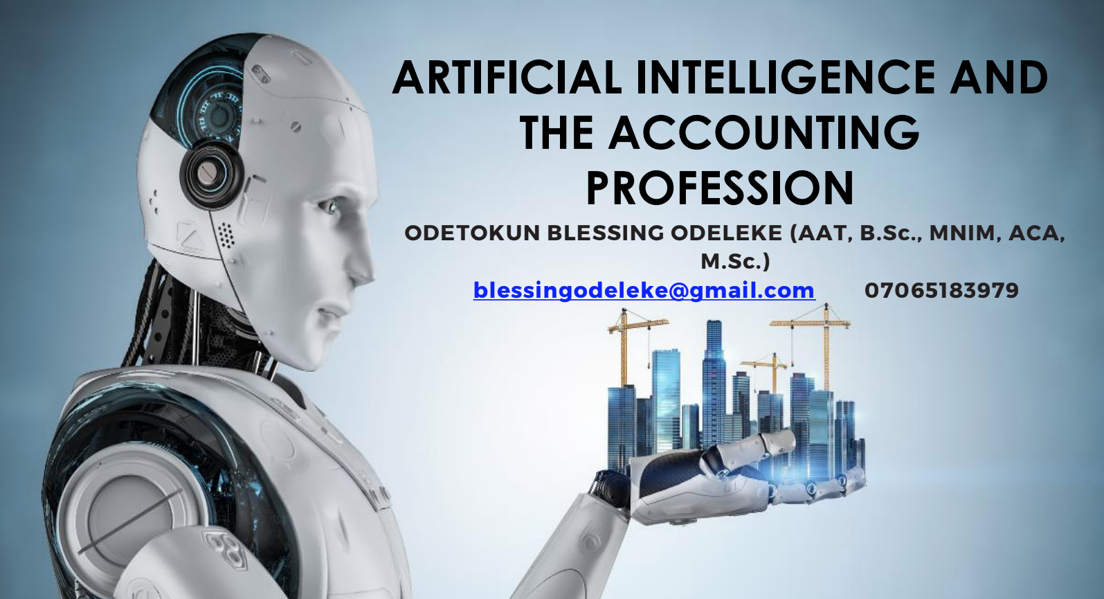 Artificial Intelligent And The Accounting Profession