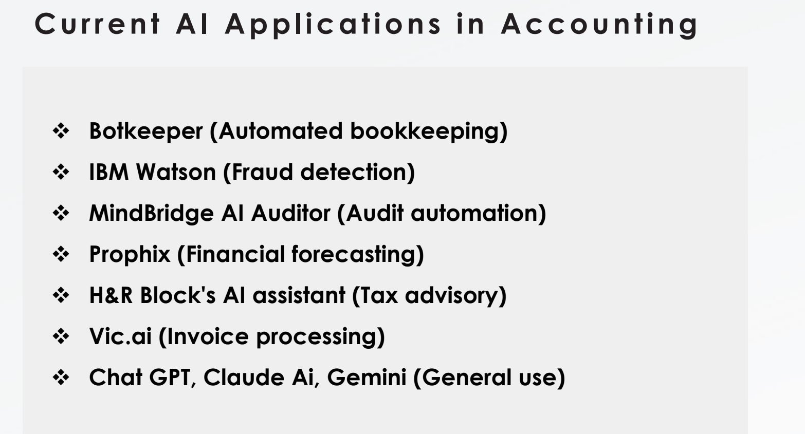 Artificial Intelligent And The Accounting Profession