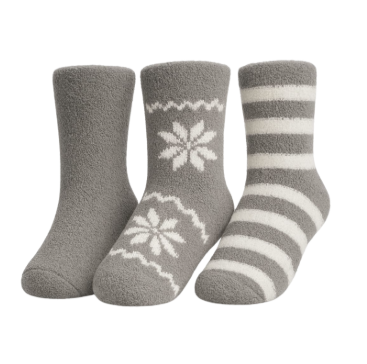 Conjunto de meias de inverno aconchegantes
