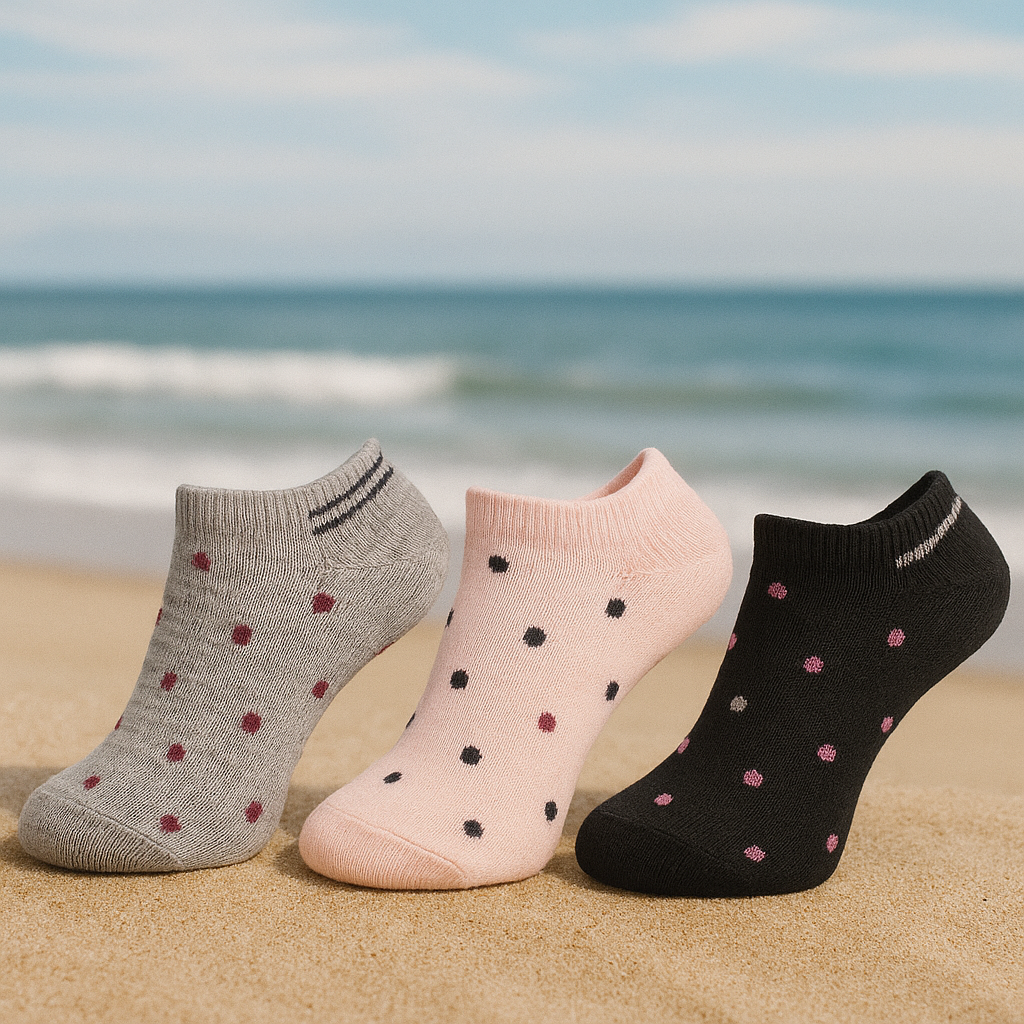Conjunto de 3 Pares de Meias Curtinhas