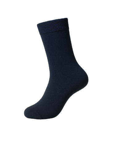 Meia azul marinho clássica