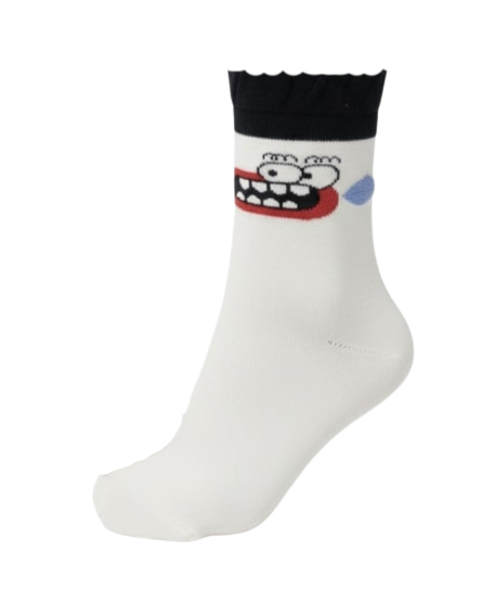 Meia divertida Careta