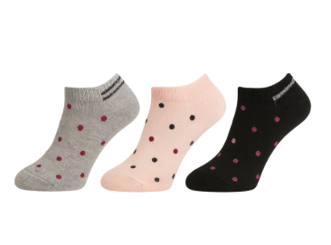 Conjunto de 3 Pares de Meias Curtinhas