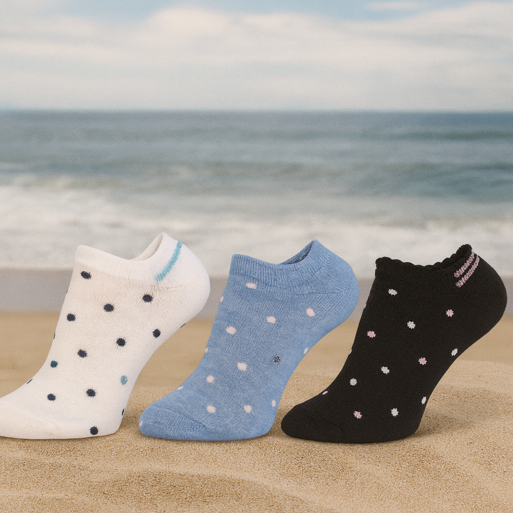 Conjunto de 3 pares de Meias Curtinhas