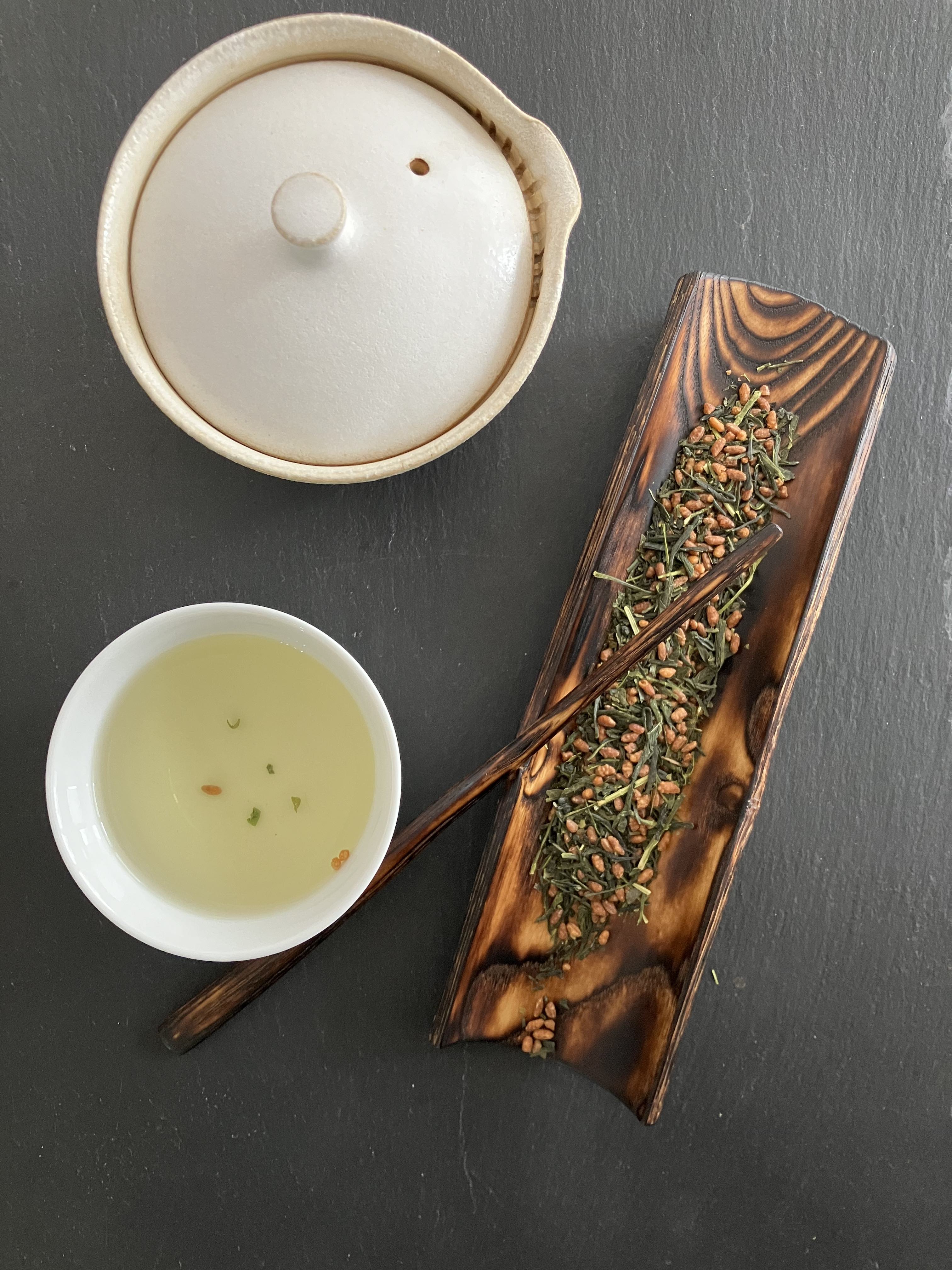Genmaicha de Shiga, Asamiya, cultivar Yabukita