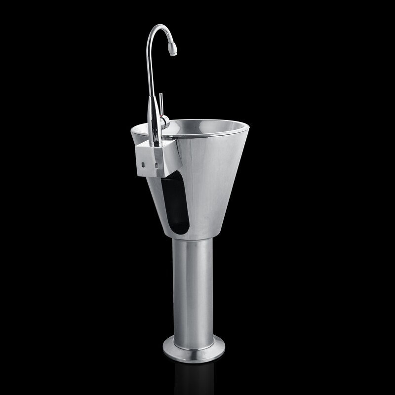 Stainless Steel Sink and Faucet DE-L404