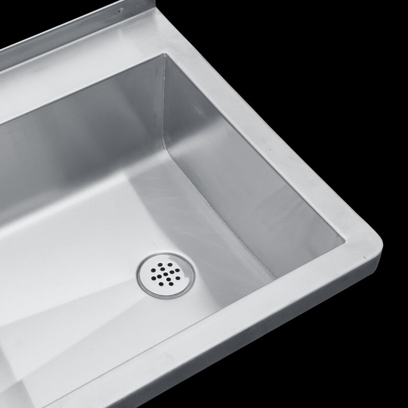 Commercial Stainless Steel Wall-Mounted Sink DE-L415